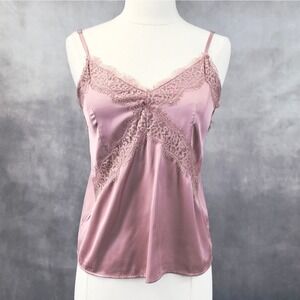 Love Tree Babydoll Cami Tank Top Women Small Pink Soft Girl Coquette Indie Y2K